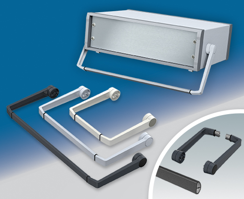 Universal carry handles for metal enclosures